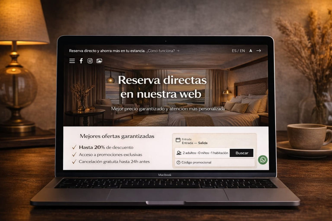 Sistema de reservas para hotel en tu web propia (sin comisiones)