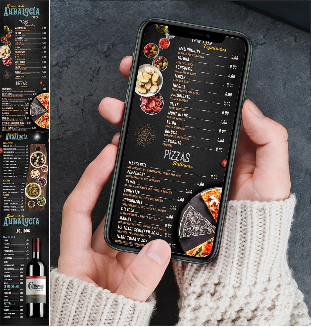 Página web para restaurantes