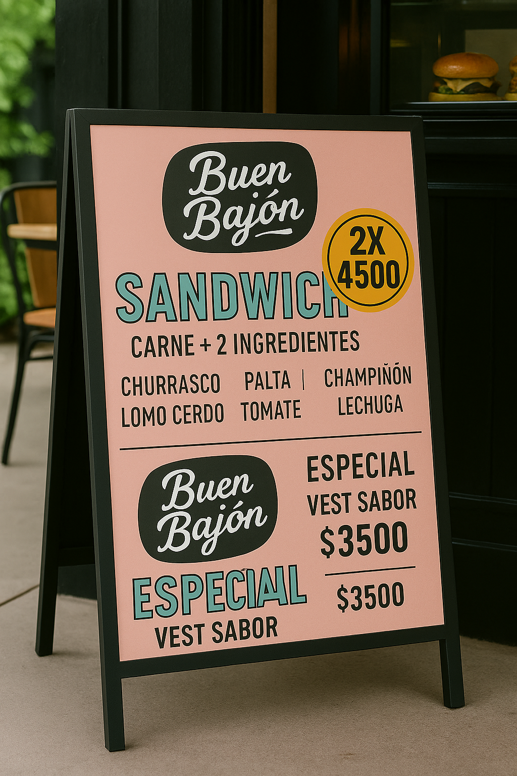 Pack Visual para Comida Rápida: Carteles + Menú Personalizado (Digital o Impreso)