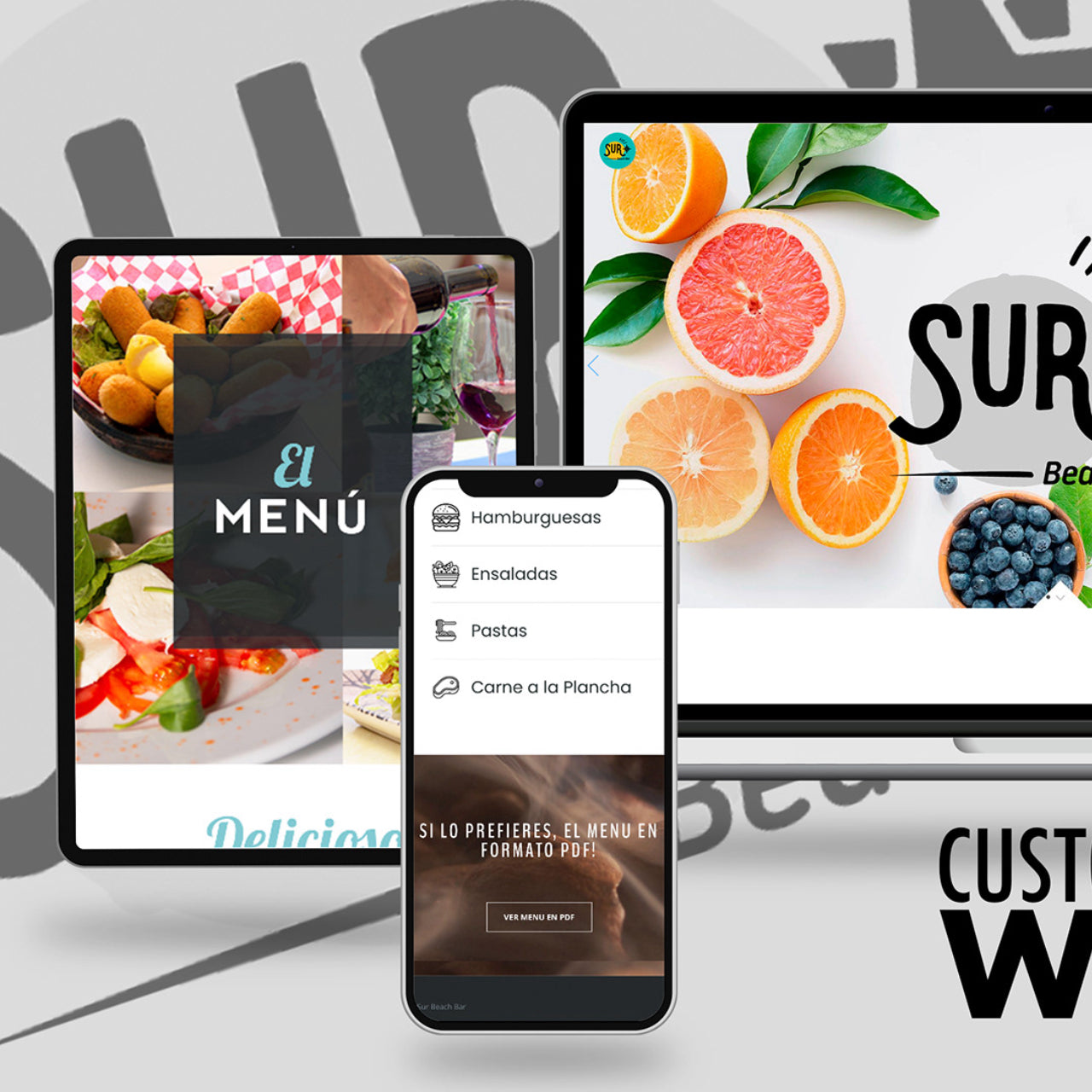 Página web para restaurantes