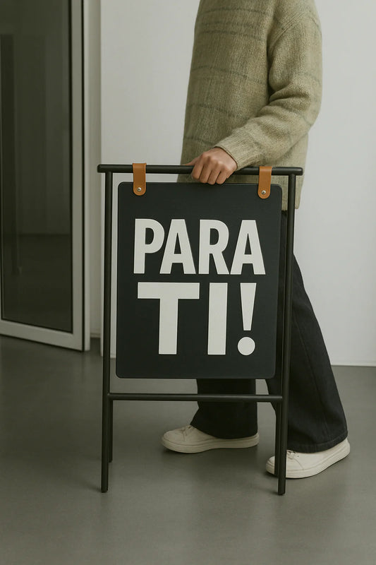 Diseño gráfico aplicado a señalética PARA TI!